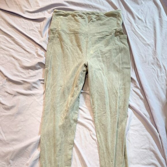 FOUR pairs of Dip Brand Leggings (Grey, Mauve, Green, Black) MEDIUM - Picture 2 of 12